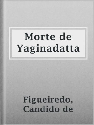 cover image of Morte de Yaginadatta